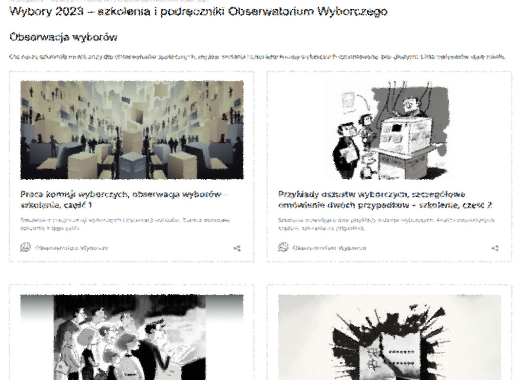 Szkolenia wybory 2023 Szkolenia wybory 2023