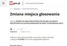 Jak zgłosić tymczasową zmianę miejsca głosowania Tymczasowa zmiana miejsca głosowania