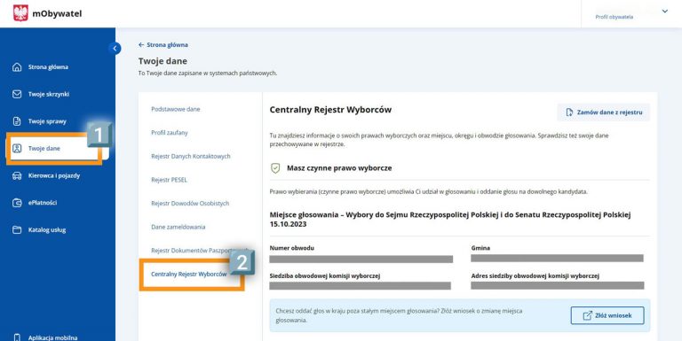 Jak sprawdzić czy jestem w Centralnym Rejestrze Wyborców